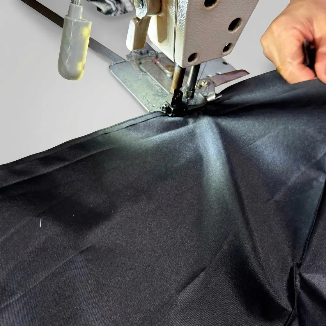 Custom umbrella branding and print
