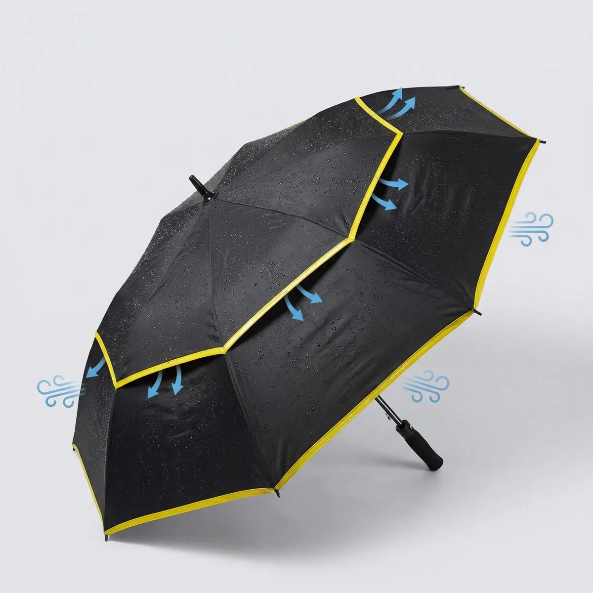 Corporate parasol – canopy print